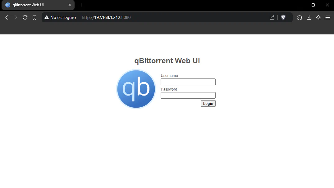 7º Configuración del tunel VPN con Qbittorrent